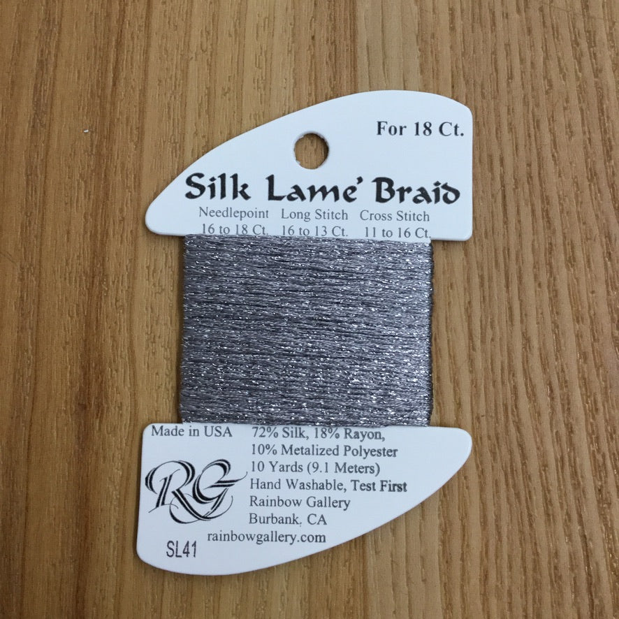 Silk Lame Braid by Rainbow Gallery
