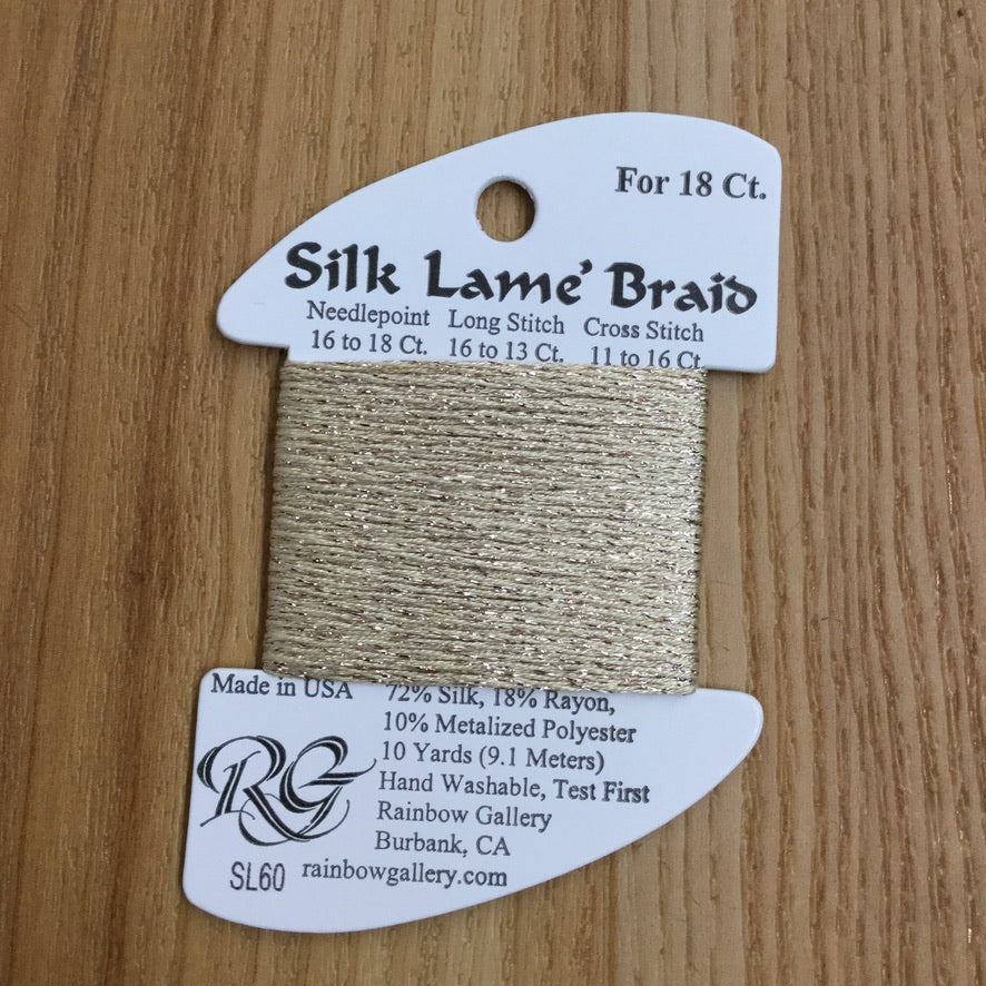Silk Lame Braid by Rainbow Gallery