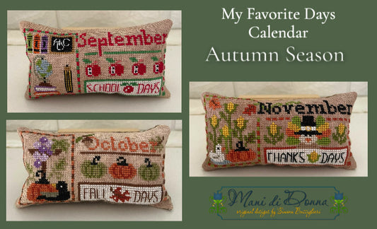 My Favorite Days Calendar Autumn *Nashville Market Pre-Order*