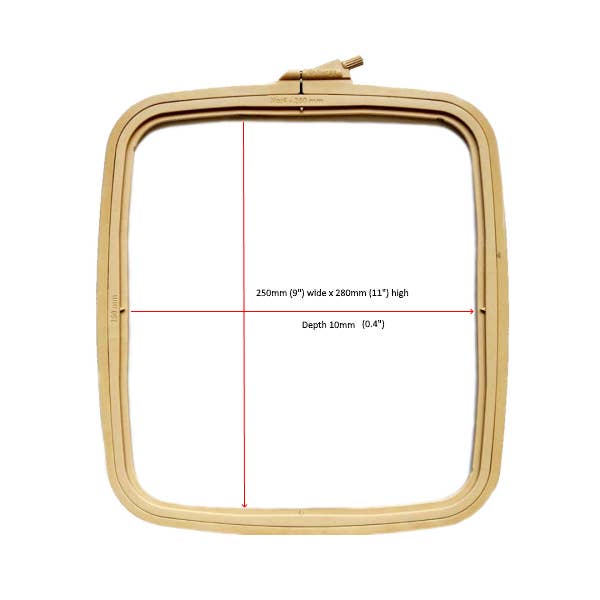 Nurge - Nurge Square Plastic Hoops 250 x 280mm (10" x 11")