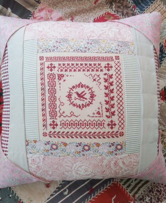Cottage Garden Threads Mojo Stitches Work Cushion Panel