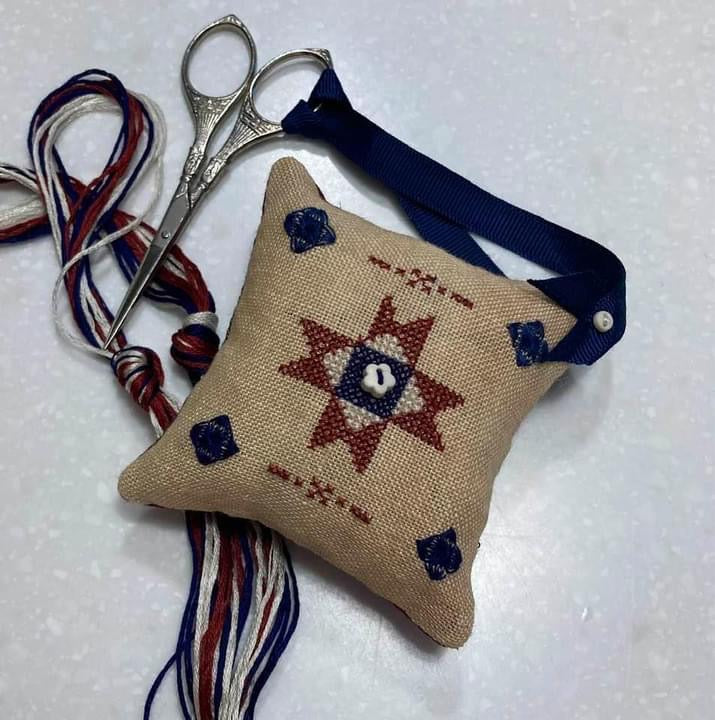 World Embroidery Day Scissor Fob Kit by Sharon Verbos