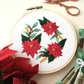 Eight22Crafts - Poinsettia Wreath Embroidery Kit