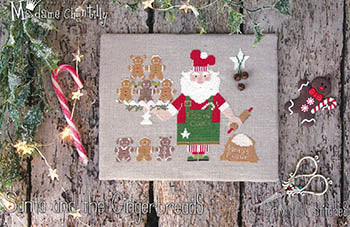 Santa & the Gingerbreads by Madame Chantilly