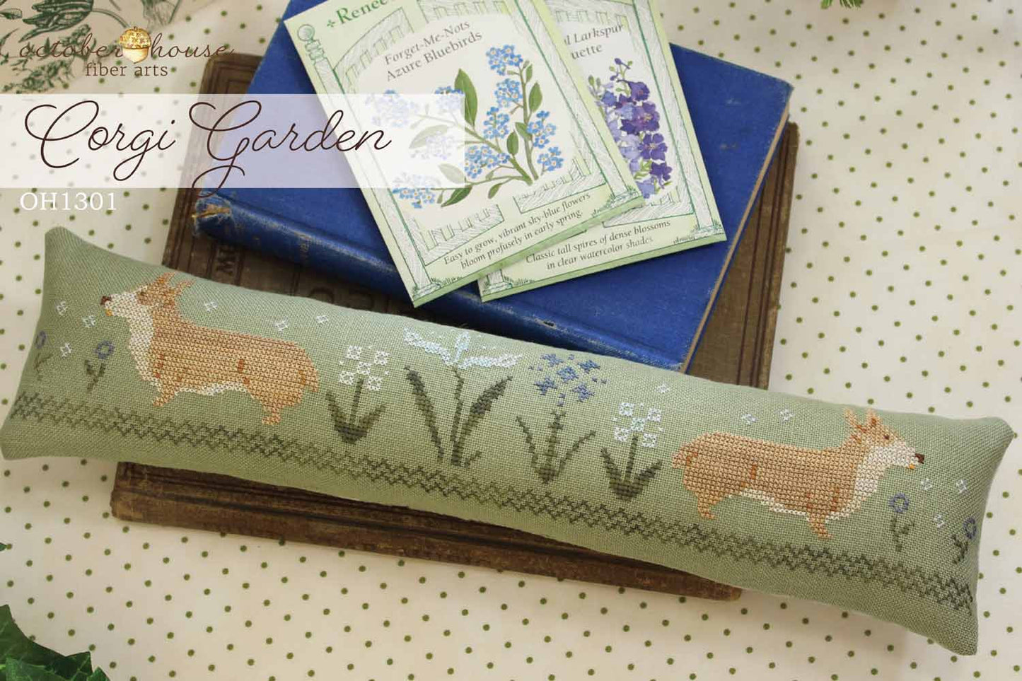 Corgi Garden  #OH1301 *Nashville Market Pre-Order*