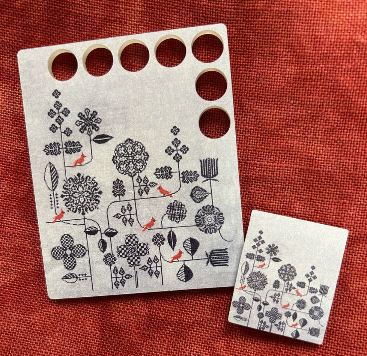 Midnight Garden Thread Keep and Needle Minder *Nashville Market Pre Order*