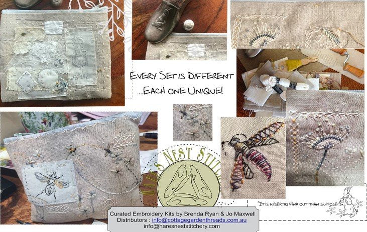 Cottage Garden Threads Hares Nest Rambling Stitcher Purse