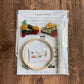 Eight22Crafts - Poinsettia Wreath Embroidery Kit