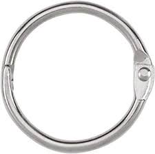 1 inch metal rings for holding floss keys