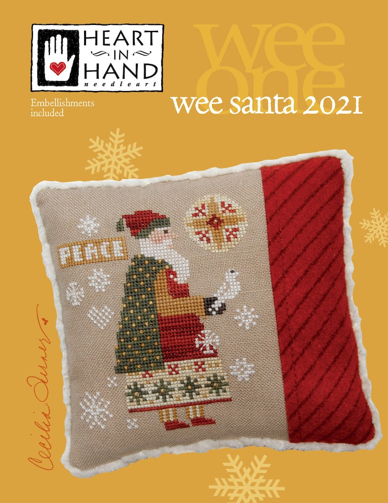 Wee One: Santa 2021 by Heart in Hand Needleart