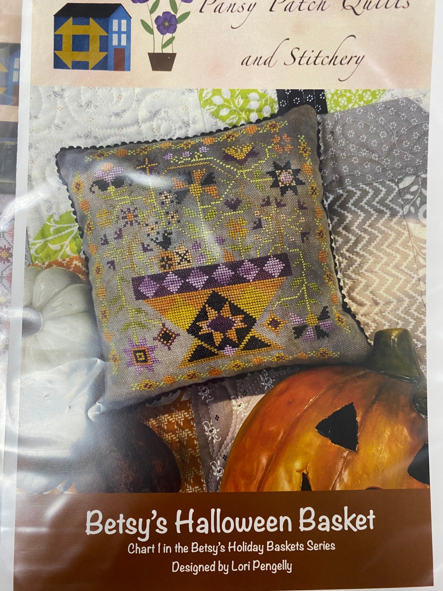 Betsy's Halloween Basket by Pansy Patch Quilts