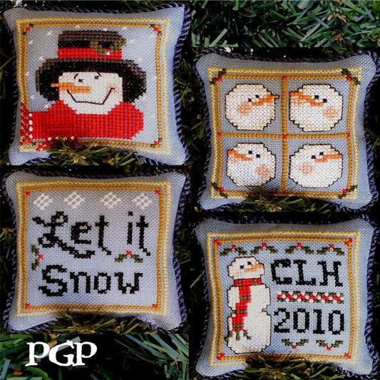 Snowman Ornaments by Prairie School Peddler