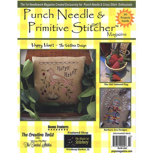 Punch Needle and Primitive Stitcher Magazine For the Stitcher's Soul